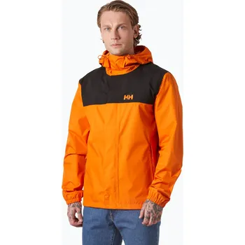 Pánská větrovka Pánská bunda do deště Helly Hansen Vancouver orange peel