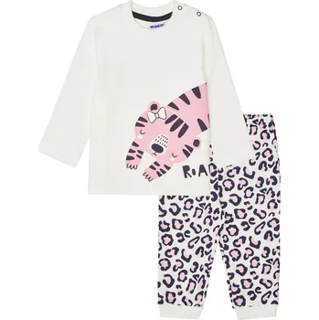 Dívčí pyžamo Kojenecké pyžamo WINKIKI WNG 92546, vel. 74-98 Barva: Bílá, Velikost: 80