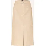 Boss Dámská Kožená Sukně Sekina, krémová, 40