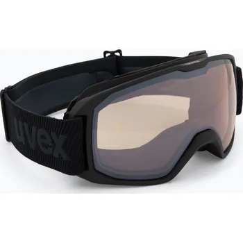 Sjezdové lyžování Lyžařské brýle UVEX Xcitd V black matt/mirror silver clear