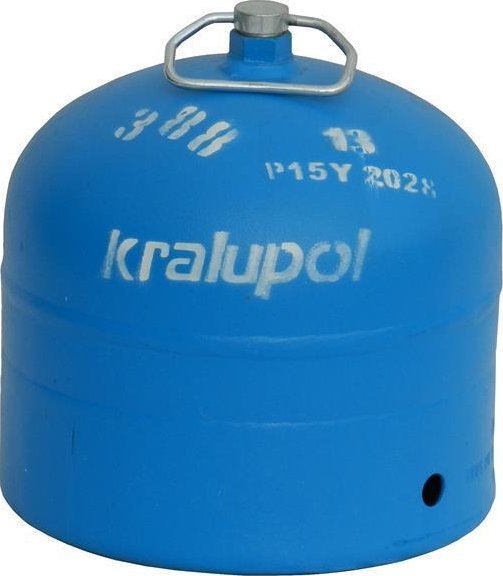 KRALUPOL NÁPLŇ plynu Propan-butan 2 kg do ocelové lahve LPG 2PB