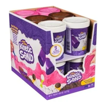Modelovací hmota Kinetic Sand Spin Master Zmrzlina v tubě bílá 113g