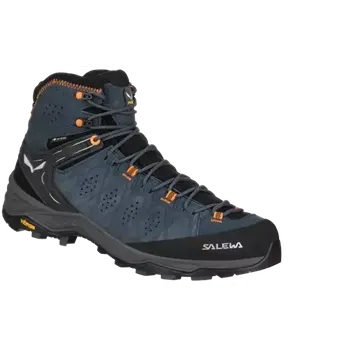 Pánská obuv Salewa Alp Trainer 2 Mid Gore-Tex pánské boty Dark Denim/Fluo Orange EU 44 / UK 9,5