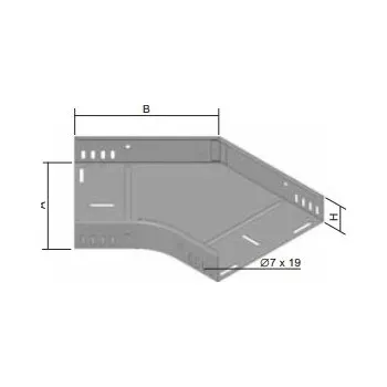 Elektroinstalační materiál MARS oblouk 45° NO 45x50x125(5051)S KOPOS - KOLIN a.s. 41-08-270-85051