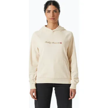 Dámské oblečení Dámská mikina Helly Hansen Core Graphic Hoodie cream