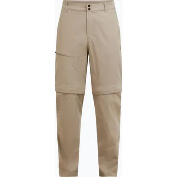 Pánské kalhoty Pánské trekové kalhoty Peak Performance Iconiq Zip avid beige