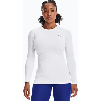 Dámské tričko Dámské tričko Longsleeve Under Armour Authentics CG Crew white/black