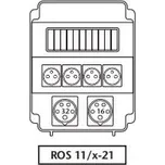 Zásuvková rozvodnice ROS 11/x-21 SEZ - CZ s.r.o. 09-06-050-61112
