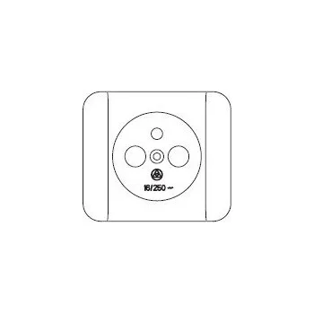 Elektrická zásuvka Kryt zás.DZ-ND-KRZ-1-4-0 LXD SEZ SEZ - CZ s.r.o. 07-20-050-51450