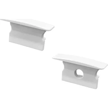 LED lišta Koncovka vestavného profil lištau V25 bílá - Koncovka s otvorem - LED Solution - LP316W-END-HOLE - LP316W-END-HOLE