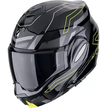 Helma na motorku Překlápěcí helma na motorku SCORPION EXO-TECH EVO CONQUER černo/fluo žlutá