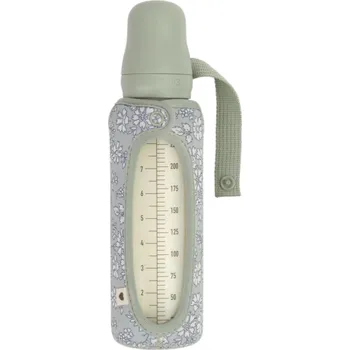 Termoobal na láhev BIBS LIBERTY Obal na kojeneckou lahev neopren - velký Sage
