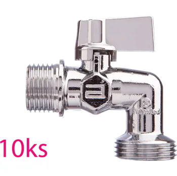 JB Sanitary Rohový ventil - PRAČKOVÝ, p/2" - 3/4", bez filtru, balení 10ks, RV015 01