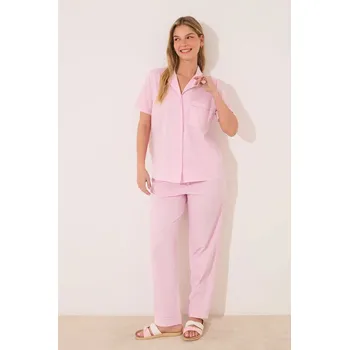 Dámské noční prádlo Bavlněné pyžamo women'secret 3599228 růžová 30X, vel. M