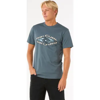 Pánské tričko Pánské Tričko s krátkým rukávem RIP CURL REFILL TEE 0O6MTE_2213 – Šedá L