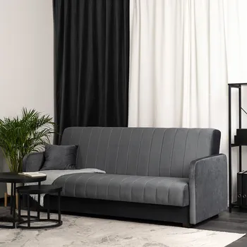 Pohovka JAKS Pohovka Porto šedá rozkládací pohovka