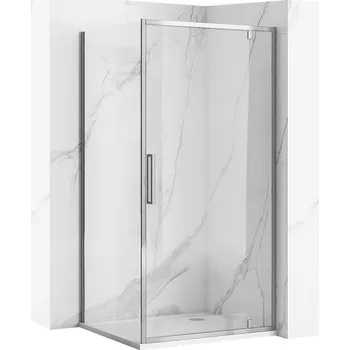 Čtvercový sprchový kout REA RAPID SWING 100x100 cm, chrom - bez vaničky