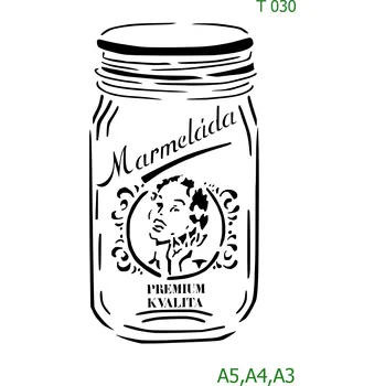 Šablona T 030 - A4 , Lepící fólie