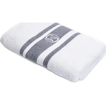Ručník Velký bavlněný ručník Officine Monogram Monogram Line 50 x 100 cm MLHAND02 šedá 09X