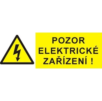 Speciální papír Štítek samolep. -"Pozor el.zařízení 59-04-807-02250