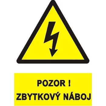 Štítek samolep. -"Pozor zbyt.náboj" 59-04-807-02355