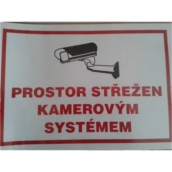 Speciální papír Štítek samolep. -"prostor střež. A4 59-04-807-02330