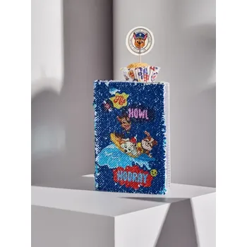 Sinsay - Zápisník s&nbsp;třpytivým obalem PAW Patrol - modrá - 082DY-55X - 082DY-55X-ONE