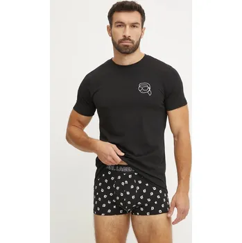 Dámské pyžamo Pyžamo Karl Lagerfeld A1M45014 černá 99X, vel. L