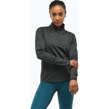 Dámská mikina Dámská běžecká mikina HOKA GlideTech Quarter Zip black