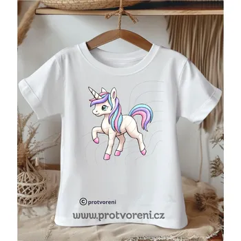 Dětská móda Trička s potiskem Tričko s potiskem, dětské, JEDNOROŽEC, 1 ks Velikost: 3/4 let Beagle