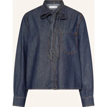 Dámská halenka Darling Harbour Dámská Džínová Halenka S Vázačkou, dark...