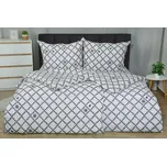 Krepové povlečení PLUS prodloužené KEBA fialové