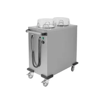 Ohřívací zásuvka 1 tubus, 55 talířů, 496 x 554 x 1050 mm