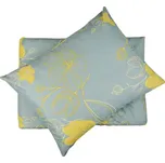 Bavlněné povlečení PLUS prodloužené TIMEA žluté