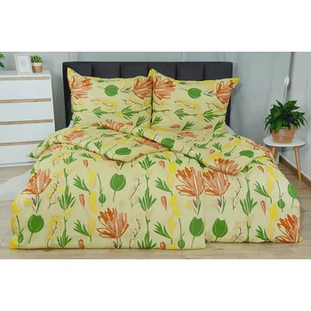 Povlečení Bavlněné povlečení PLUS 4dílné ZOLTA zelené