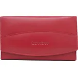 Módní dámská kožená peněženka Alvina, červená