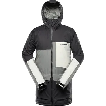 Alpine Pro Garg Pánská lyžařská bunda s Ptx membránou MJCD698 tmavě šedá S