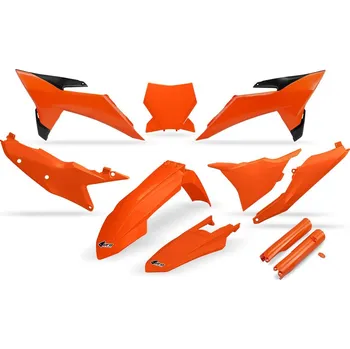 UFO kompletní sada plastů (FULL KIT) s kryty tlumičů KTM SX 125 / 150 / 250 / 300 25-26, SXF (SX-F) 250 / 350 / 450 25-26 barva ( oranžová ) (UFO kompletní sada plastů (FULL KIT) s kryty tlumičů KTM SX 125 / 150 / 250 / 300 25-26, SXF (SX-F) 250 / 350 / 4