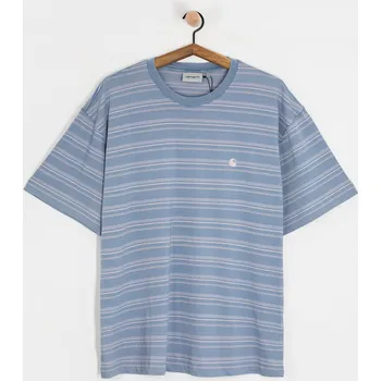 Carhartt WIP Brodine (brodine stripe/sorrent/indigo overdyed) L, modrá