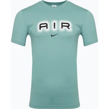 Pánské tričko Nike Air Graphic denim tyrkysové/černé