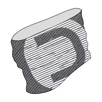 Nákrčník Dotout Mesh nákrčník Grey/White vel. UNI