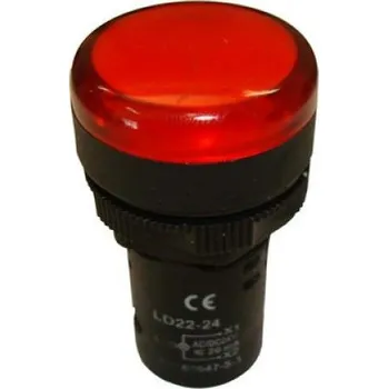 vypínač Signálka SMS-95-R 24VAC 201224 rud ELECO VEP CZ s.r.o. 47-26-150-71224