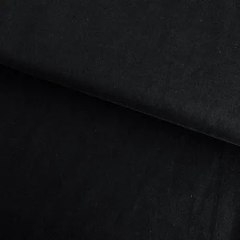 Bavlna jednobarevná Light – Černá