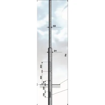 Příjem digitálního pozemního vysílání Stožár sadový LBH 5-A žZn V-sidon s.r.o. 29-02-148-21523