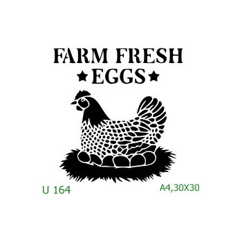 Šablona U 164 - A4 , Lepící fólie