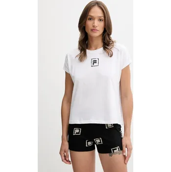 Dámské pyžamo Bavlněné pyžamo Fila dámské, bílá barva, bavlněné, FPS4208 00X, vel. M