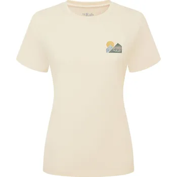 Dámské tričko Dámské triko Rab Tuku Vista Tee Barva: Ecru, Velikost: L