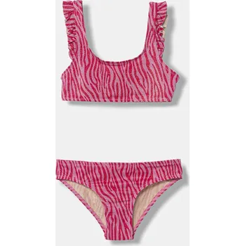 Dámské plavky Dvoudílné dětské plavky United Colors of Benetton 3MNR0K02Q.G.Seasonal růžová 42X, vel. 104