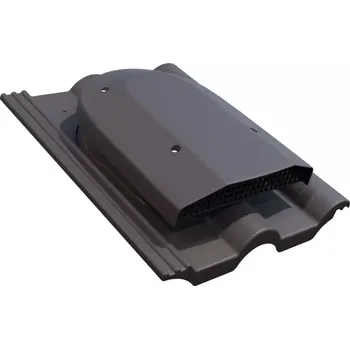 FLAT - R - větrací profil pro KM Beta, Betonpres, Bramac Classic, Besk, hnědá