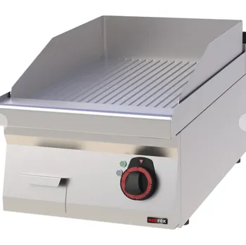 Kuchyňský gril RM GASTRO Grilovací deska rýhovaná chromovaná FTRC 70/04 E RedFox